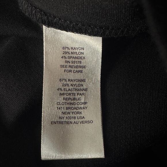 Truth by Republic Small Bootcut Pants Stretch Pull-On Seamed Legs Mid-Rise Black - Picture 5 of 7